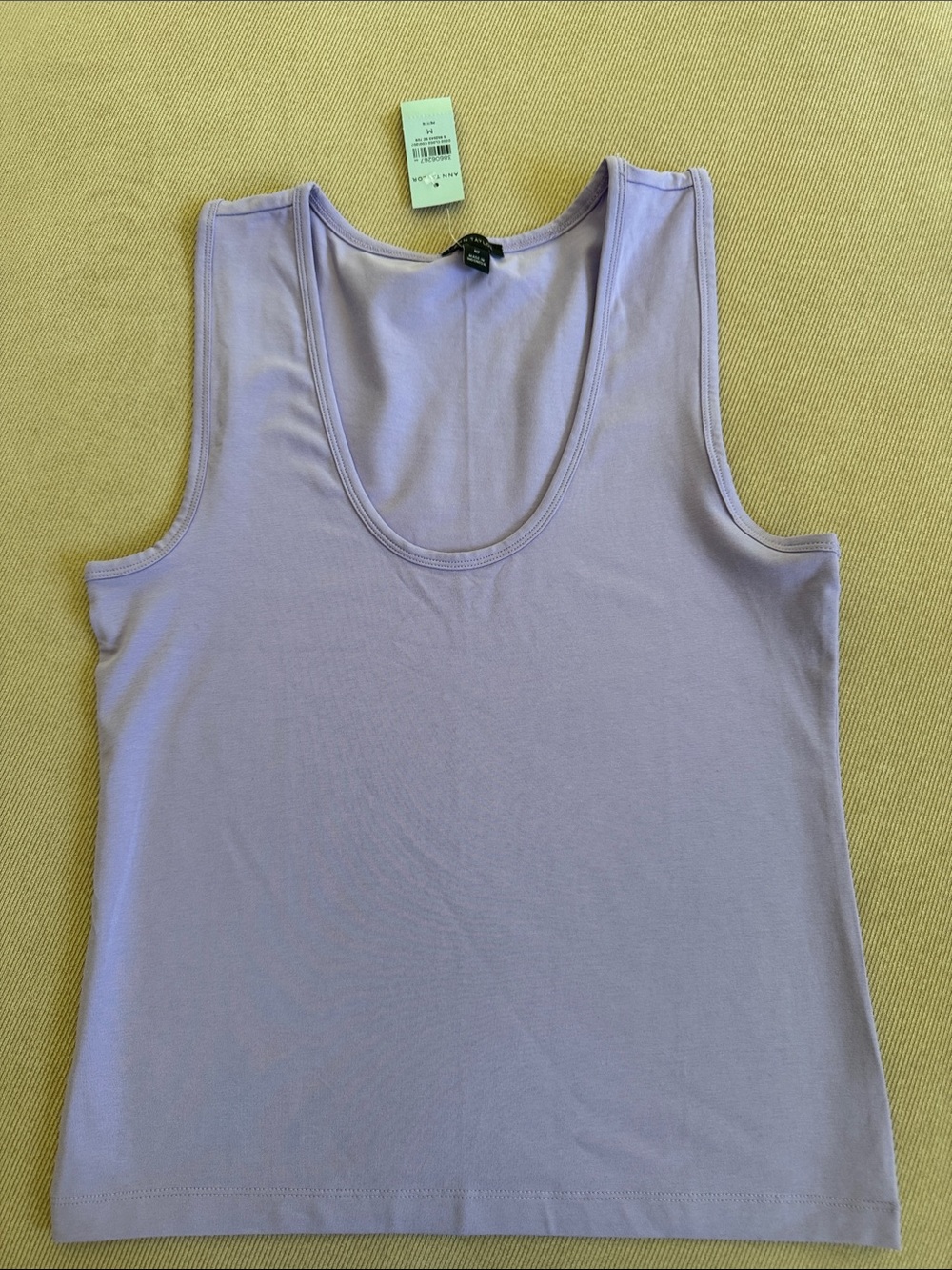 Ann Taylor Lilac Scoop Neck Tank Top